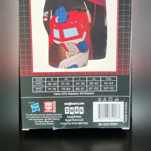 Transformers Men's Boxer Briefs- Medium NIB - Picture 3 of 3